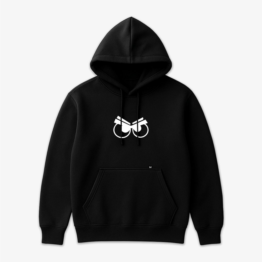 Don't Look Back - Printed Oversized Hoodie